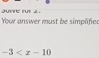 sorve forx. 
Your answer must be simplified
-3