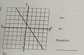 m= < 
<tex>b=
quation: 
_ 
5)