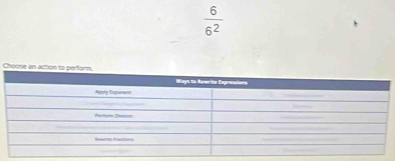  6/6^2 
Choose an