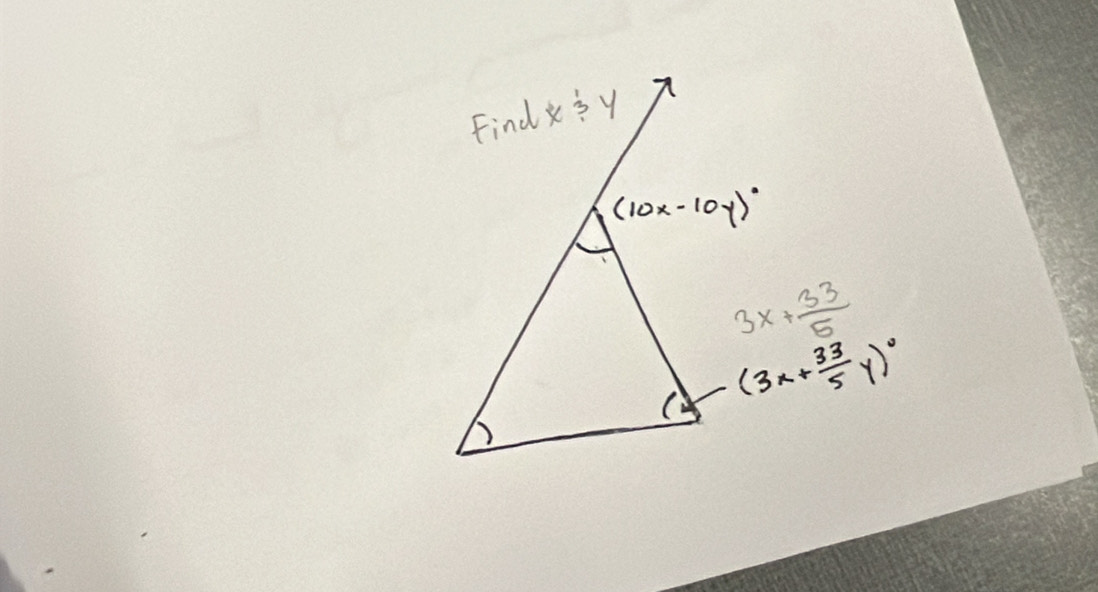 3x+ 33/5 
(3x+ 33/5 y)^circ 