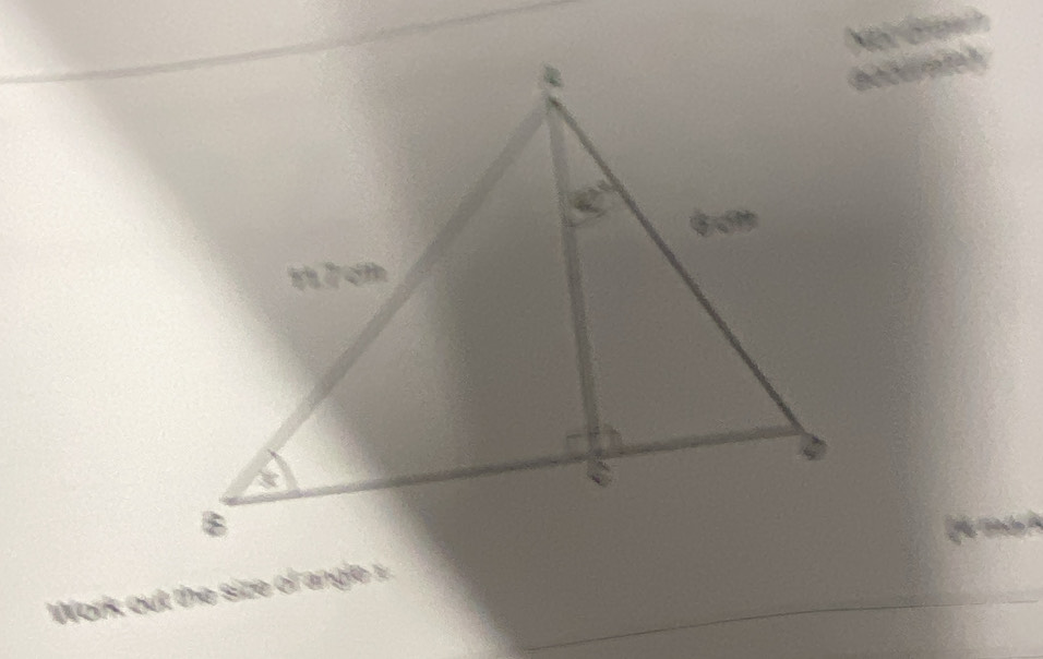 Work out the size of angle 1.