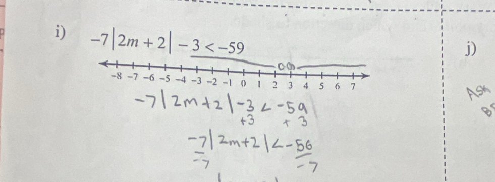 -7|2m+2|-3
j)