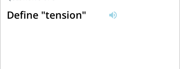 Define "tension"