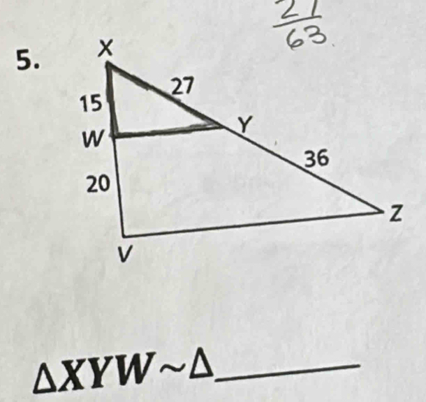 △ XYWsim △