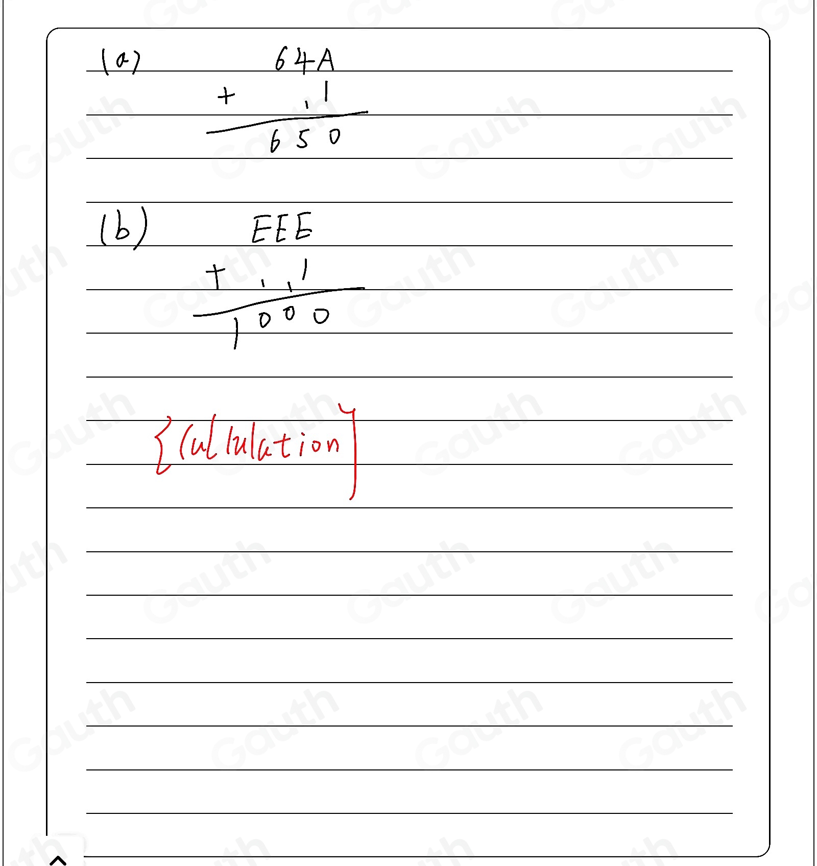 Solved: Write the next whole number after 64A eleven in the base-eleven ...