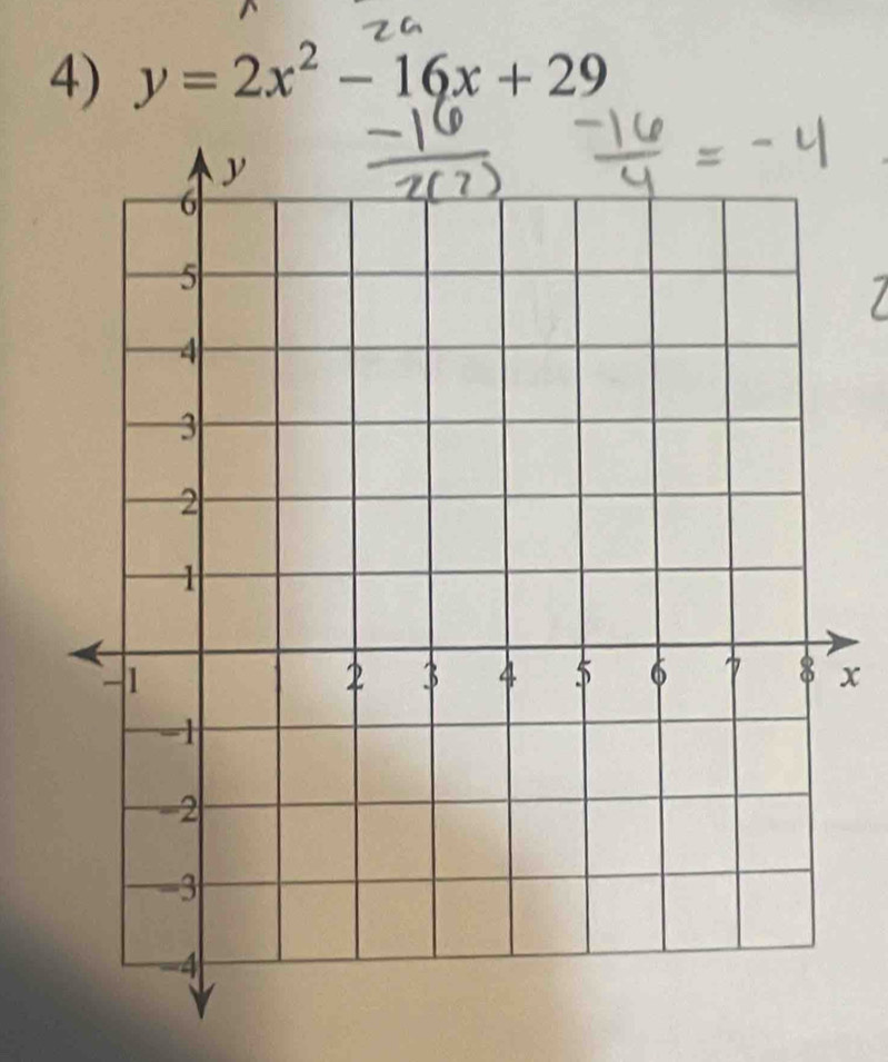 y=2x^2-16x+29
x