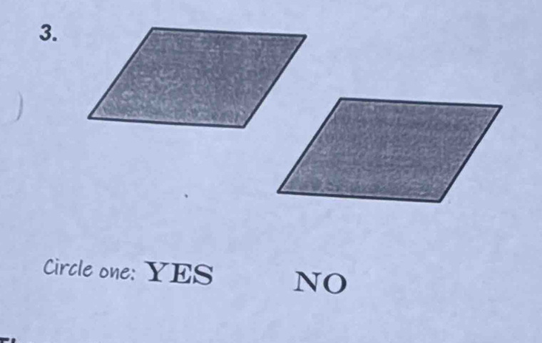 Circle one: YES NO