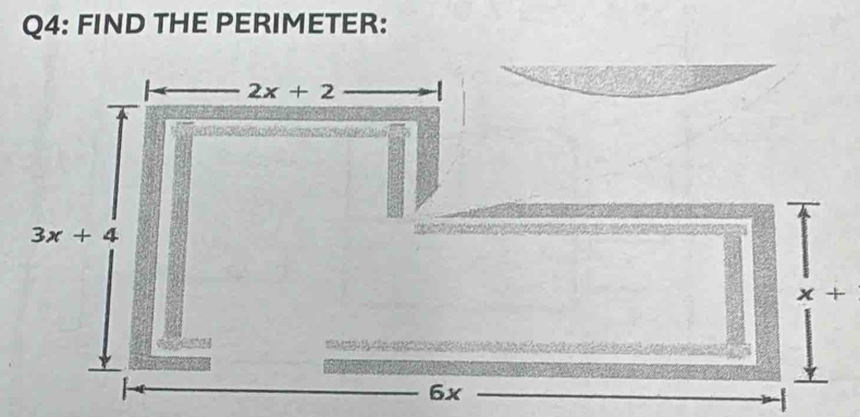 FIND THE PERIMETER: