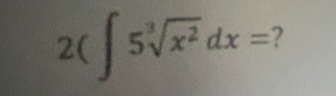 2(∈t 5sqrt[3](x^2)dx= ?