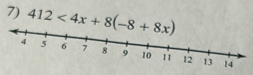 412<4x+8(-8+8x)