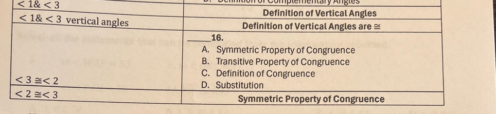 <1<3
comition or Comptementary Angtes