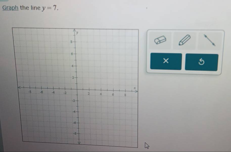 Graph the line y=7. 
×