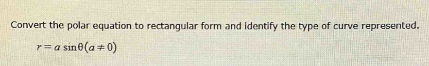 r=asin θ (a!= 0)