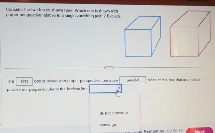 Solved: Consider the two boxes shown here. Which one is drawn with ...