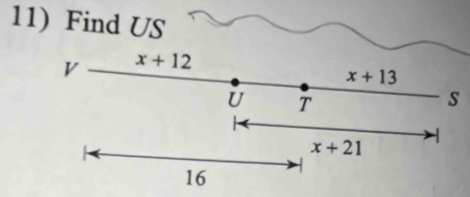 Find US
V
x+12
x+13
U T
s
x+21
1
16