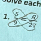 solve each