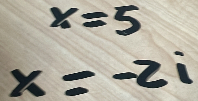 x=5
-
-7 1