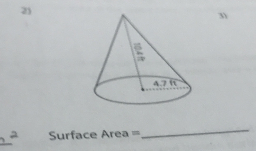 Surface Area = 
_