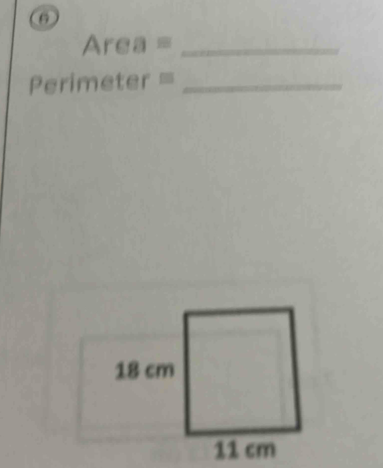 Area= _ 
Perimeter □ _