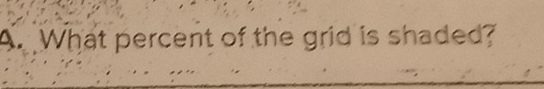 What percent of the grid is shaded?