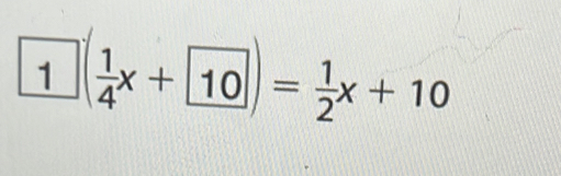 1( 1/10 )= 1/2 x+10