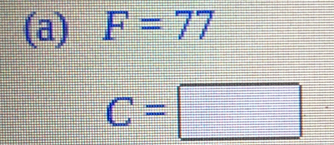 F=77
C=□