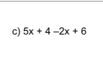 5x+4-2x+6