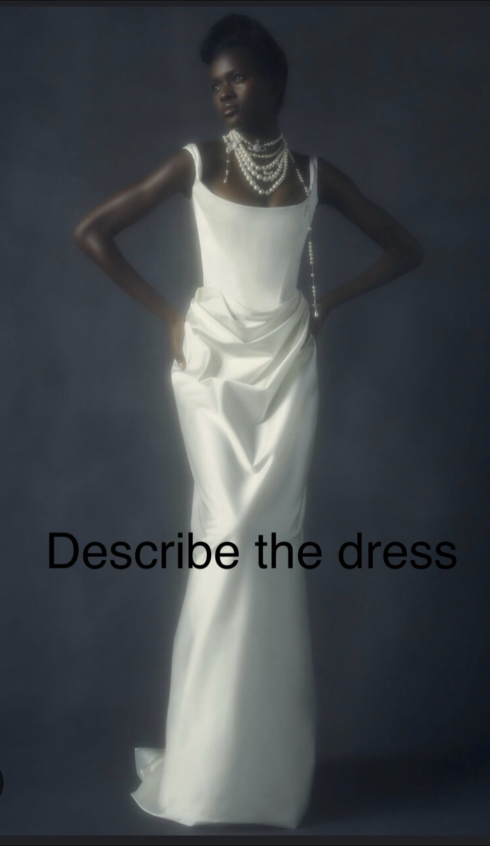 Describe the dress