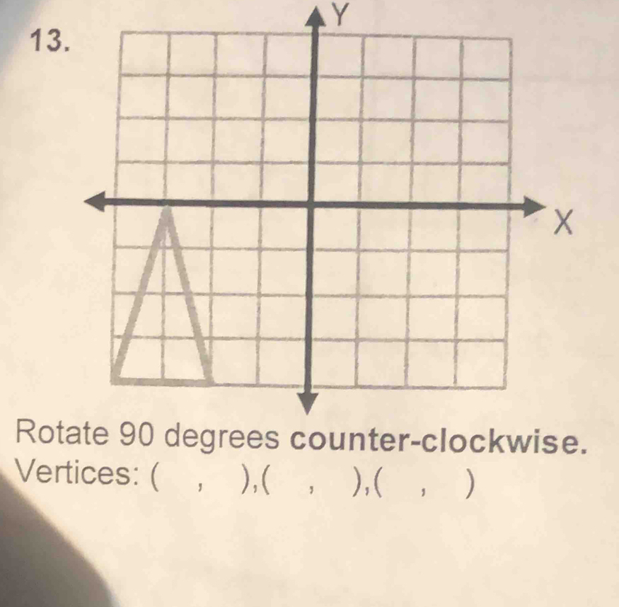 Y
13 
Ro 
Vertices: ( , ),( , ),( , )