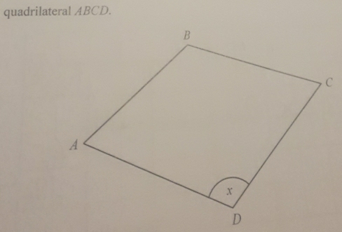 quadrilateral ABCD.