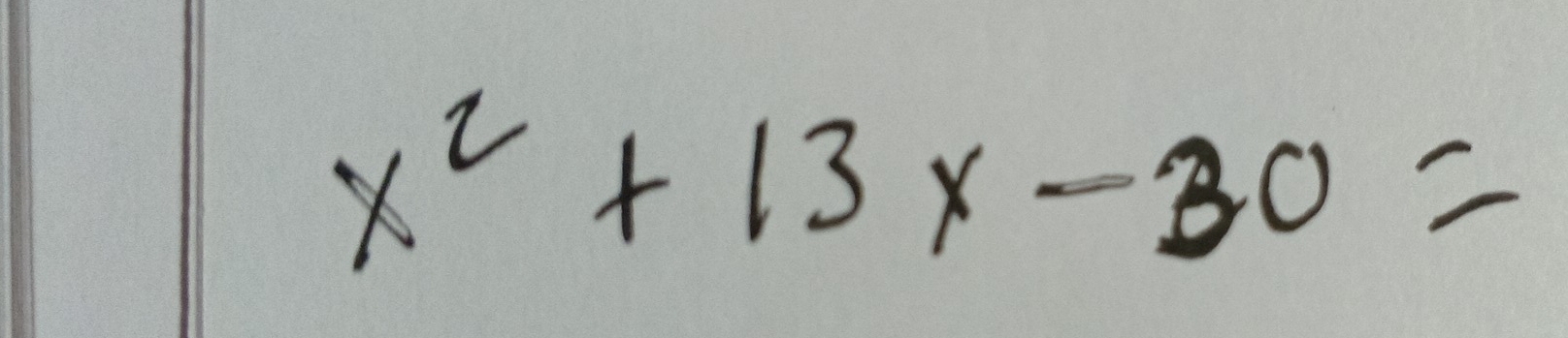 x^2+13x-30=