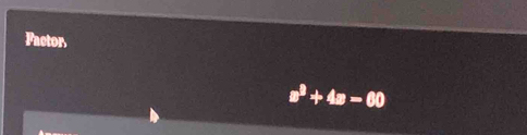 Factor,
x^3+4x-60