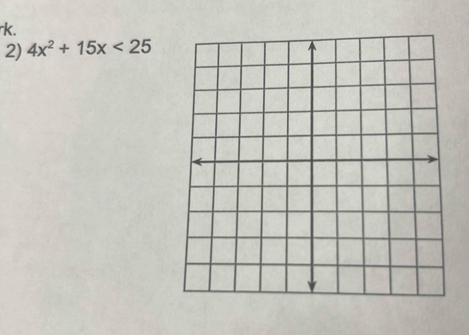 rk. 
2) 4x^2+15x<25</tex>