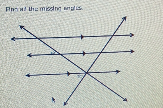 Find all the missing angles.