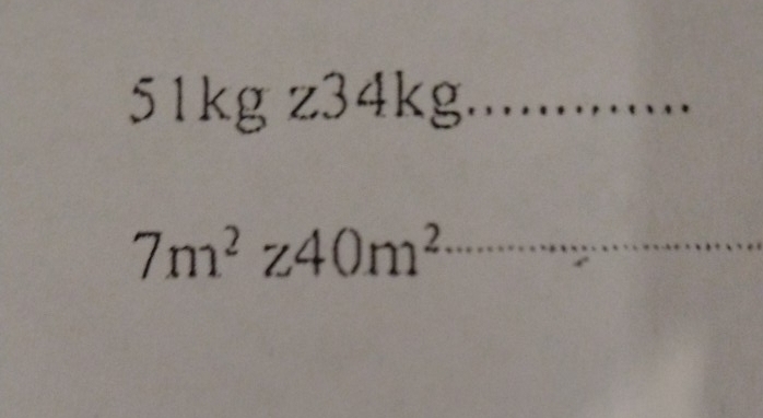 51kg z34kg............