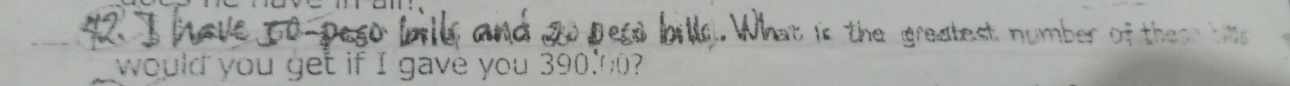 would you ? e if I gave you 390:00