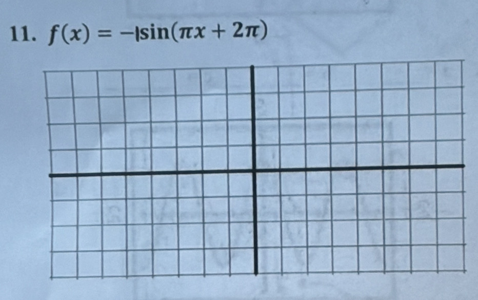 f(x)=-|sin (π x+2π )