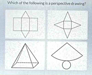 Which of the following is a perspective drawing?