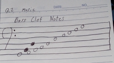 Q, 2 Music 
_ 
_ 
Bass Clef Notes 
O 
O