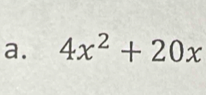 4x^2+20x