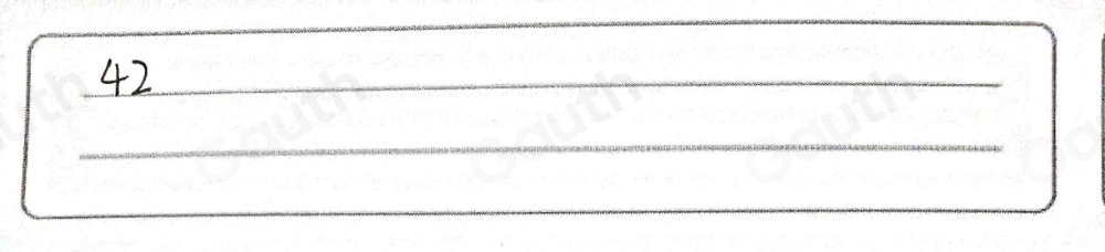 Solved: Write down a multiple of 7 between 37 and 46. [Math]