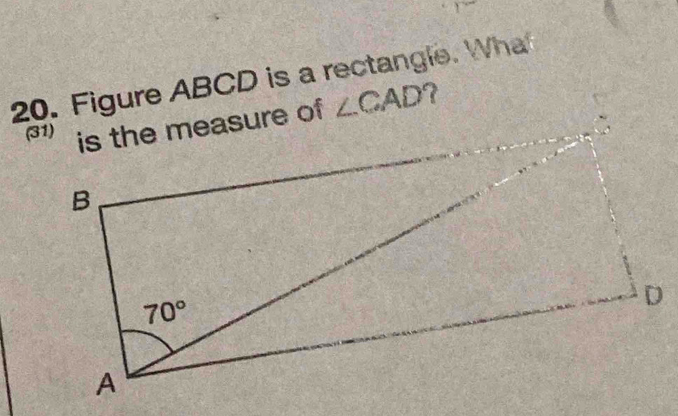 Figure ABCD is a rectangle. Wh