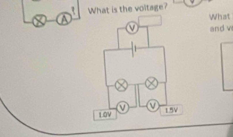 What is the voltage? 
a 
What 
and v