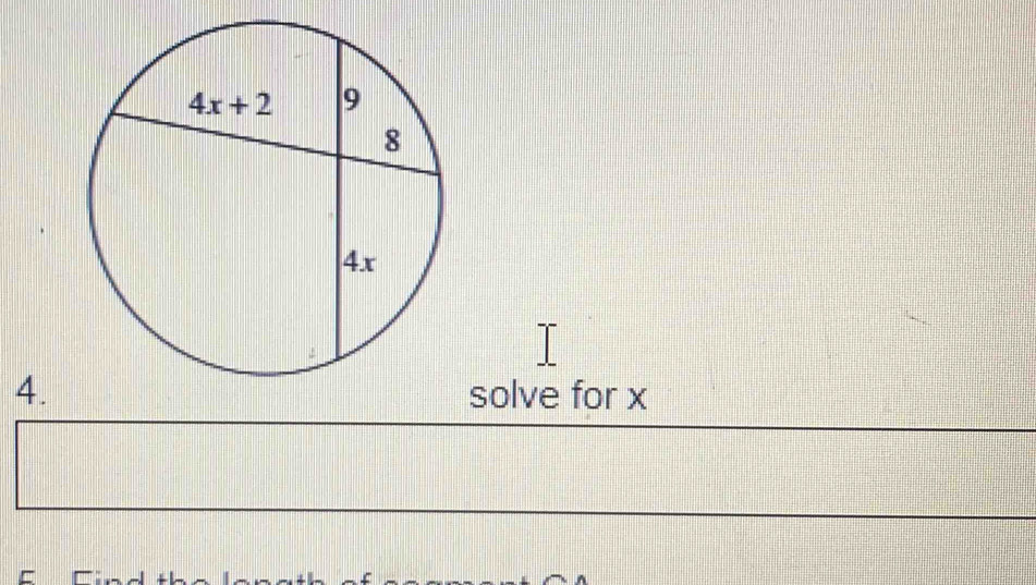 solve for x