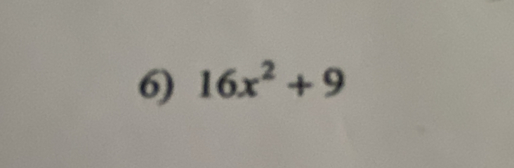 16x^2+9