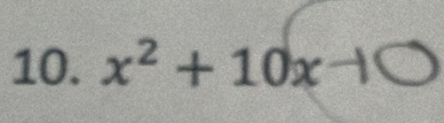 x^2+10x-1bigcirc