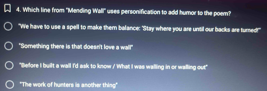 Solved: Which line from 