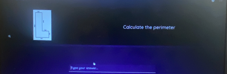 Calculate the perimeter 
|Type your answer...