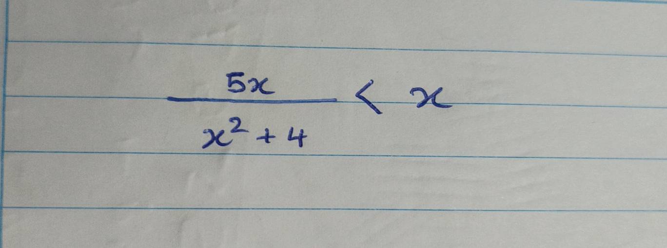  5x/x^2+4 