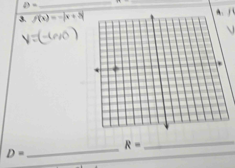 D=
_ n overline  _ 
3. f(x)=-|x+5|
R=
_
D=
_